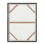 Contrast Πινακας Διακοσμησης Με Κορνιζα 60x80x3.2cm Καμβας Ασπρο Μαυρο Ξυλο Μαυρο - Image 4