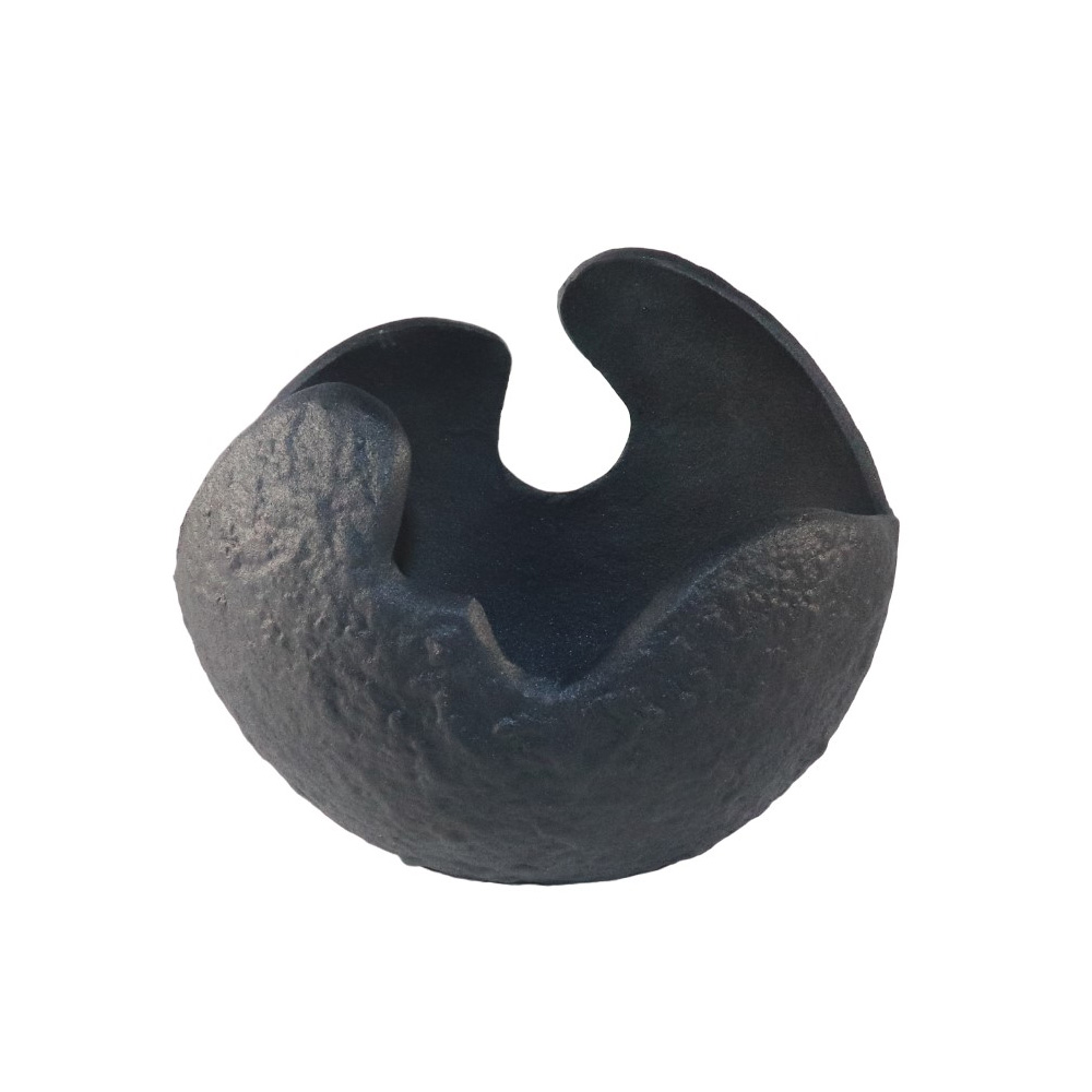 035232-KkLBM-first-_1 Vula Βαζο 24x16x21cm Αλουμινιο Μαυρο - Image 1