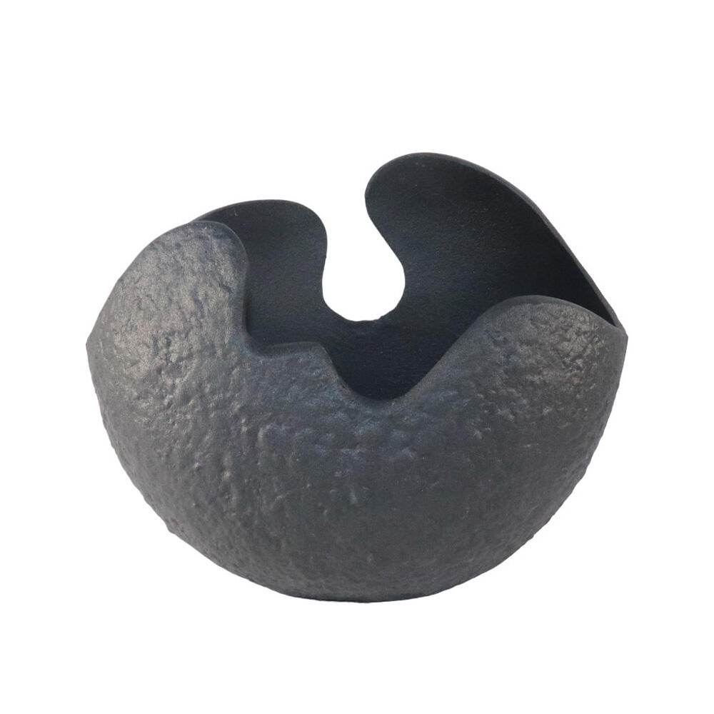 035233-zmqNb-first-_1 Vula Βαζο 30x17x25cm Αλουμινιο Μαυρο - Image 1