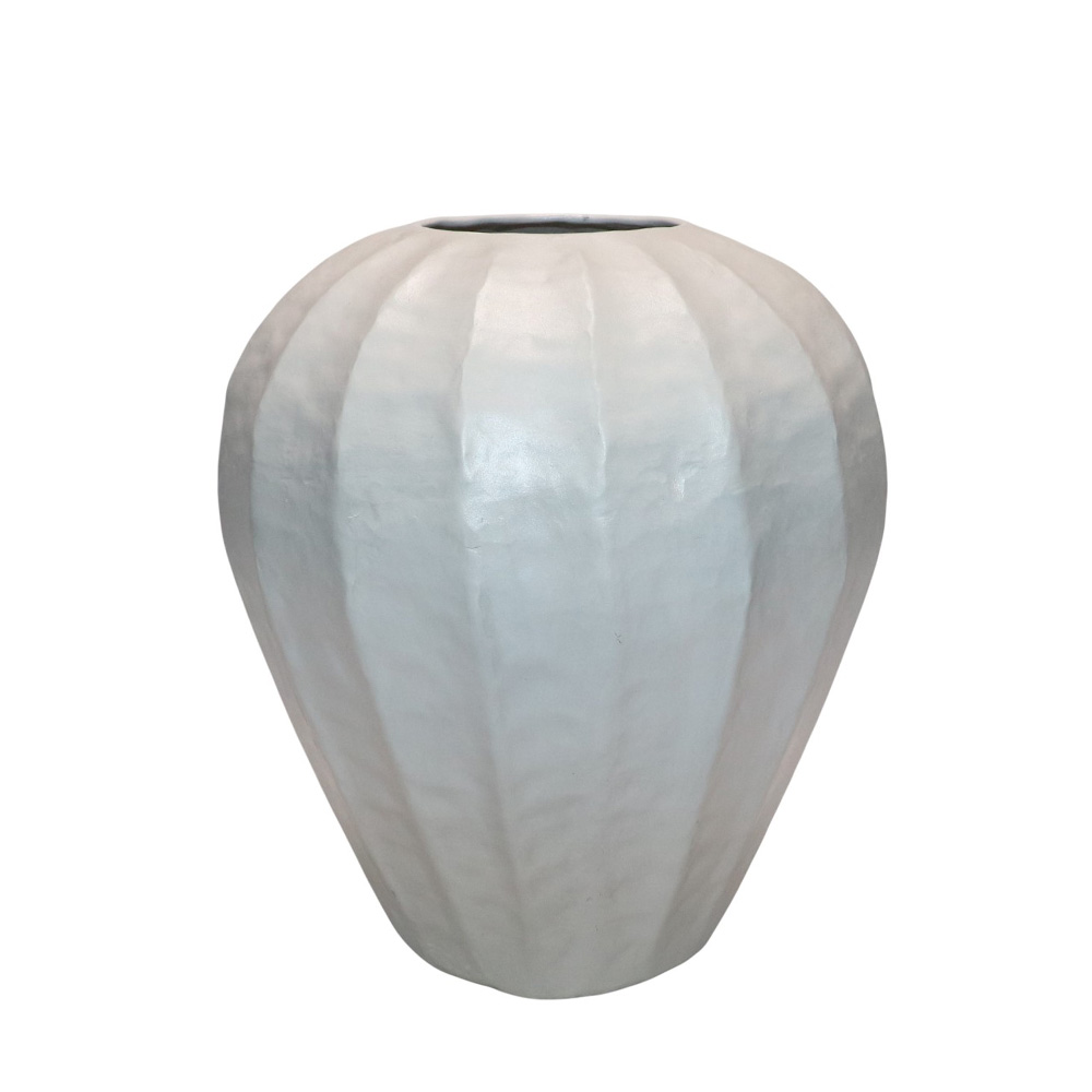 035238-Rhtmd-first-_1 Ivella Βαζο 30x30x33cm Αλουμινιο Off White - Image 1
