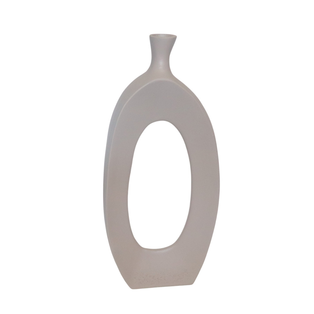 035244-h1nJB-first-_1 Ella Βαζο 18x6x42cm Αλουμινιο Ivory - Image 1