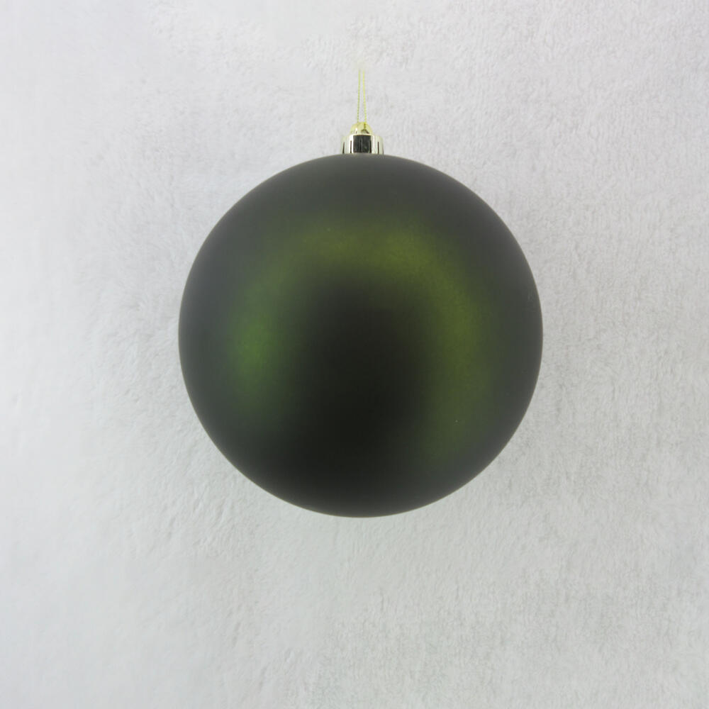 035282-NEqmb-first-_1 Evergreen Χριστουγεννιατικη Μπαλα 15x15x16cm Πλαστικο Πρασινο Σκουρο Ματ - Image 1