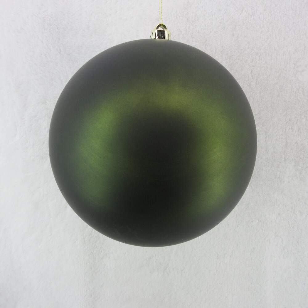 035283-7vNO9-first-_1 Evergreen Χριστουγεννιατικη Μπαλα 20x20x21cm Πλαστικο Πρασινο Σκουρο Ματ - Image 1
