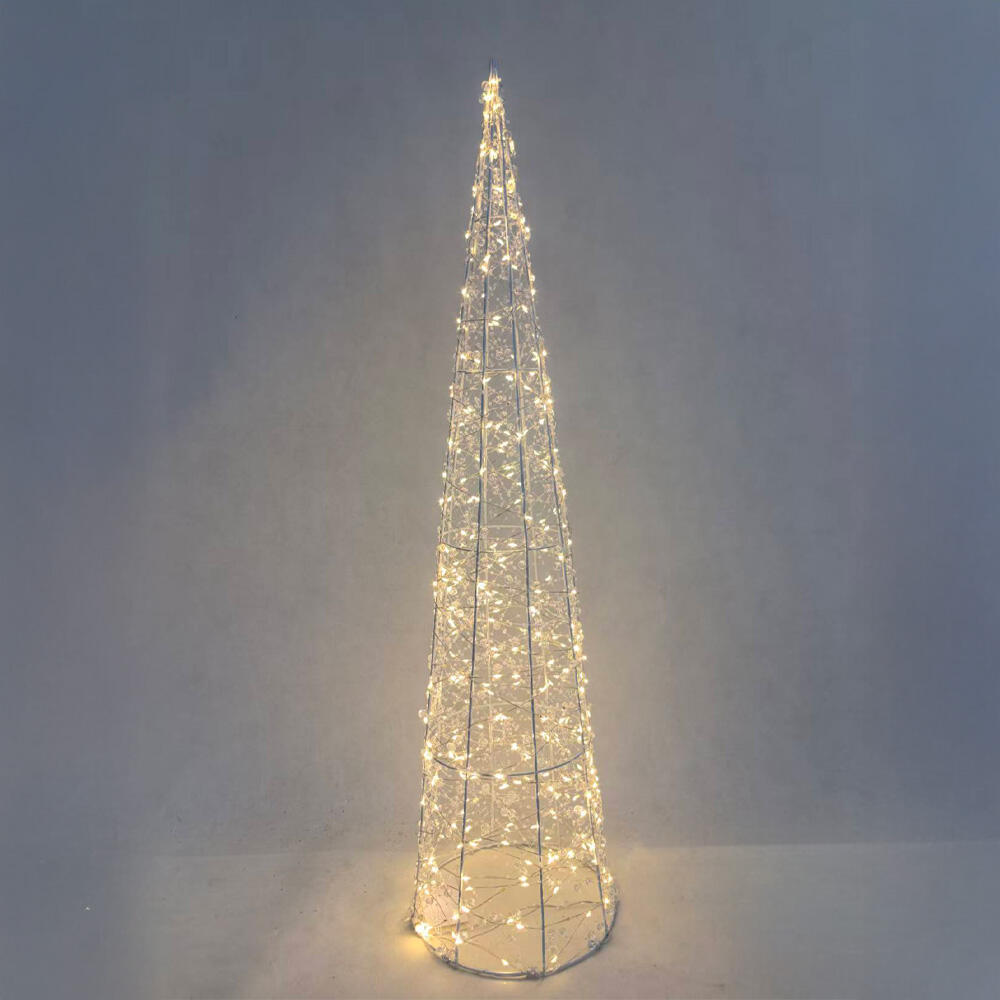 035352-AvnJh-first-_1 Glim Xmas Δεντρο Με LED 20x20x80cm Σιδερο Λευκο Pet - Image 1