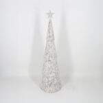 Sapin Xmas Φωτιστικο 27x27x90.5cm Σιδερο Λευκο