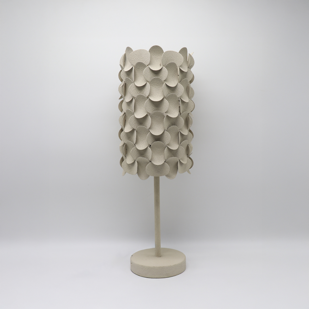 035467-DkZcW-first-_1 Luce Φωτιστικο Επιτραπεζιο 22x22x64cm Σιδερο Μπεζ - Image 1