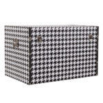Ferre Μπαουλα Set 4τεμ Μαυρο Λευκο 64x40x40cm - Image 3