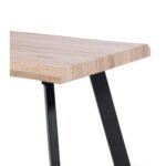 Brick-Urban Coffee Table Φυσικο Μαυρο 110x60x45cm - Image 2