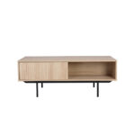 Rigote Coffee Table 1συρταρι Sonoma Μαυρο 120x59x45cm - Image 3