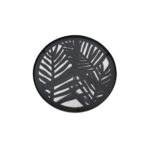 Jungle Side Table Set 2τεμ Μαυρο Με Pattern Μαυρο 40x40x50cm - Image 2