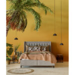 Leaf Coffee Table Set 2τεμ Μαυρο Φυσικο 40x40x45cm - Image 2