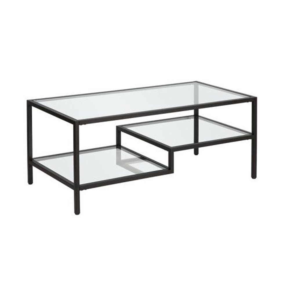 04-0807-k2jNM-first-_1 Step Coffee Table Μαυρο 110x50x42cm - Image 1