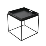 Butler Side Table Μαυρο 45x45x45cm