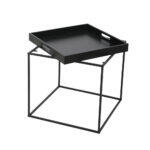 Butler Side Table Μαυρο 45x45x45cm - Image 2