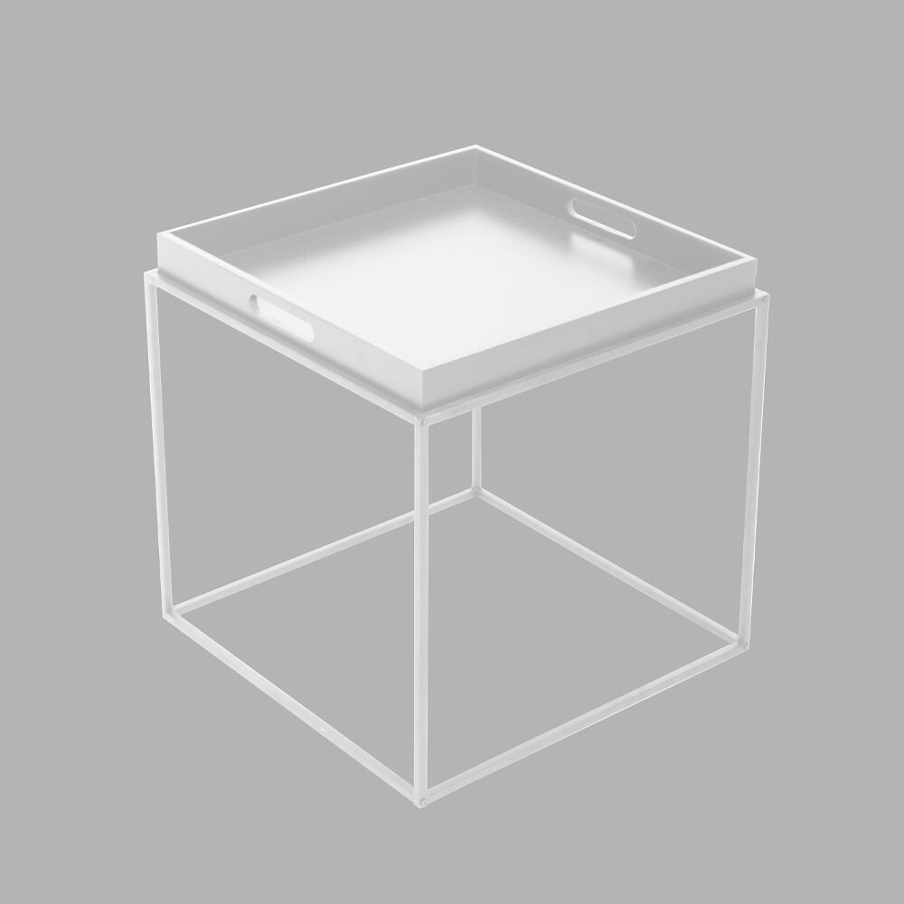 04-0809-yNd0m-first-_1 Butler Side Table Λευκο 45x45x45cm - Image 1