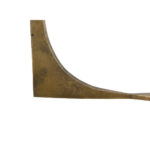 Blanche Side Table Λευκο Brass Antique 55x55x61cm - Image 3
