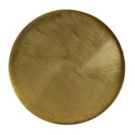 Totale Coffee Table Set 2τεμ Brass Antique Μαυρο 76x76x43.5cm - Image 3