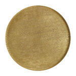 Totale Side Table Set 2τεμ Brass Antique Μαυρο 49x49x56cm - Image 2