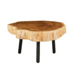 Raw Coffee Table Φυσικο 80x80x40cm