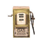 Gas Pump Side Table Πολυχρωμο Με Pattern Φυσικο 57x36x71cm - Image 2