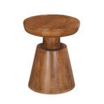 Rook Side Table Φυσικο 38x38x46cm