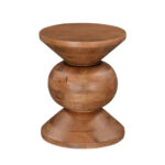 Pearl Side Table Φυσικο 40x40x52cm