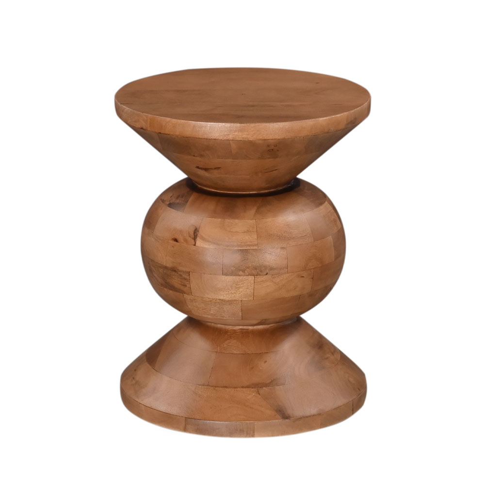 04-0999-hrQvB-first-_1 Pearl Side Table Φυσικο 40x40x52cm - Image 1
