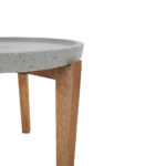 Orrin Coffee Table Καφε Φυσικο 73x73x48cm - Image 4