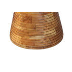 Savoa Side Table Λευκο Καρυδι 45x45x45cm - Image 8
