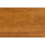Wire Coffee Table Καρυδι Μαυρο 120x60x40cm - Image 3