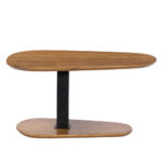Level Coffee Table Καρυδι Μαυρο 95x65x48cm - Image 4