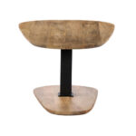 Level Coffee Table Φυσικο Μαυρο 95x65x48cm - Image 7