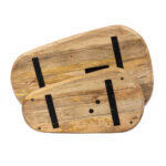 Level Coffee Table Φυσικο Μαυρο 95x65x48cm - Image 9