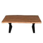 Mingle Coffee Table Καρυδι Μαυρο 115x60x42cm - Image 4