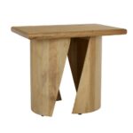 Spiral Side Table Φυσικο 62.5x45x52.5cm