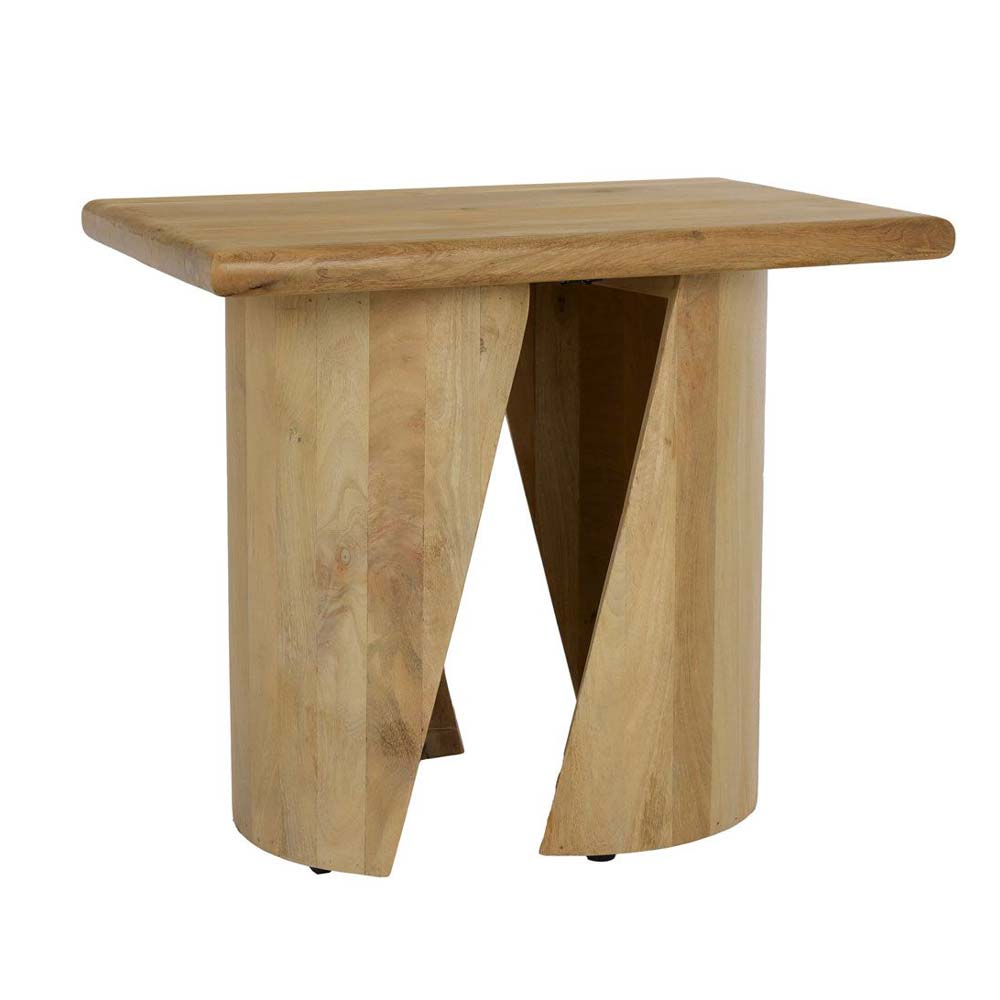 04-1071-LslIF-first-_1 Spiral Side Table Φυσικο 62.5x45x52.5cm - Image 1