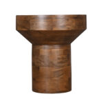 Dubai Side Table Καρυδι 50x50x54cm - Image 4