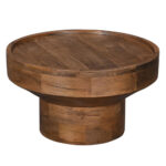 Dubai Coffee Table Καρυδι 70x70x40cm