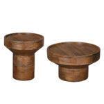 Dubai Coffee Table Καρυδι 70x70x40cm - Image 5