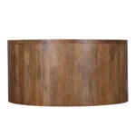 Abu Dhabi Coffee Table Καρυδι Λευκο 80x80x45cm - Image 4