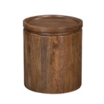 Arab Side Table Καρυδι 45x45x50cm