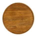 Arab Coffee Table Καρυδι 80x80x40cm - Image 3
