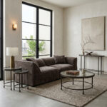 Granaz Coffee Table Gunmetal 100x100x42.5cm - Image 2