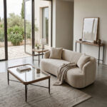 Marais Side Table Φυσικο Μαυρο 45x45x51.5cm - Image 2