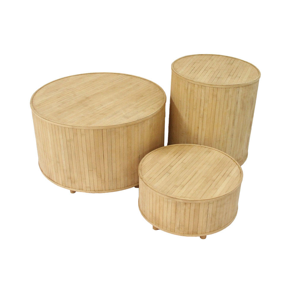04-1161-MrMST-first-_1 Ribbons Side Table Set 3τεμ Φυσικο 61x61x34cm - Image 1