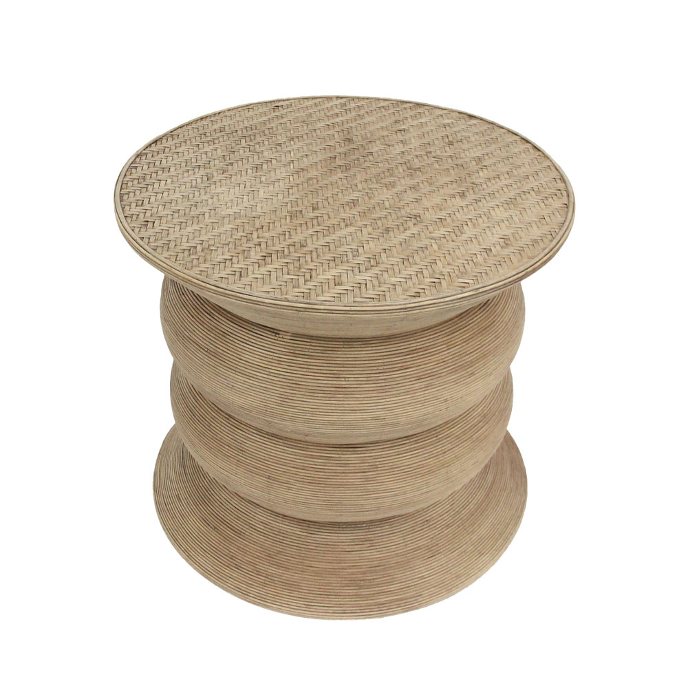 04-1166-OL708-first-_1 Ribbons Side Table Φυσικο 59x59x53cm - Image 1