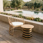 Nubia Coffee Table Φυσικο Μαυρο 60x60x52.5cm - Image 2