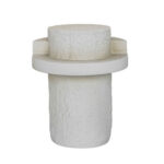 River Side Table Beige 45.5x45.5x55cm