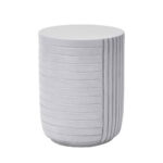 Geometrical 2 Side Table Λευκο 35x35x46cm