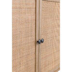 Ammos Μπουφες 3συρταρια Φυσικο Με Rattan 150x39x79cm - Image 5